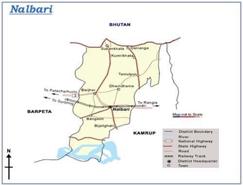 Nalbari Map